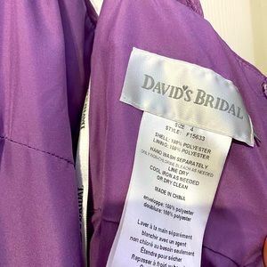 Bridesmaid gown lavender